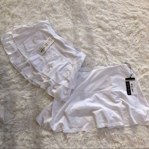 NWT 2 White Tennis Skirts Bundle
